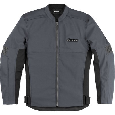 Icon Slabtown Motorcycle Jacket - Gray - Large 2820-6256