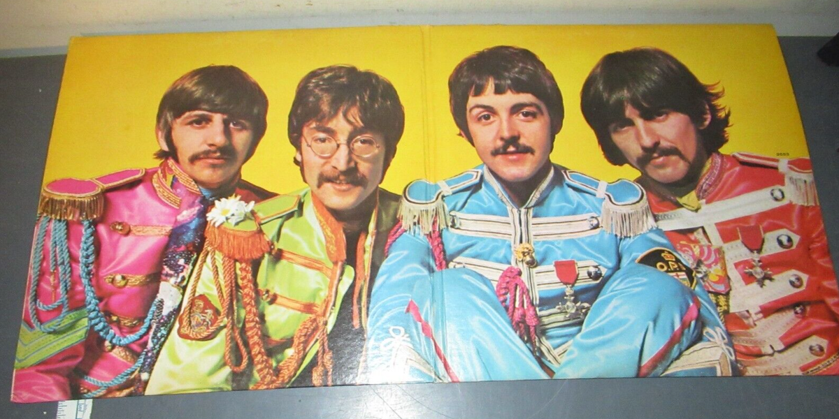 洋楽 beatles sgt. pepper's .. (RARE MONO!!) Beatles Sgt. Pepper 1967 RARE NEMS MONO VG+ VG w/inserts