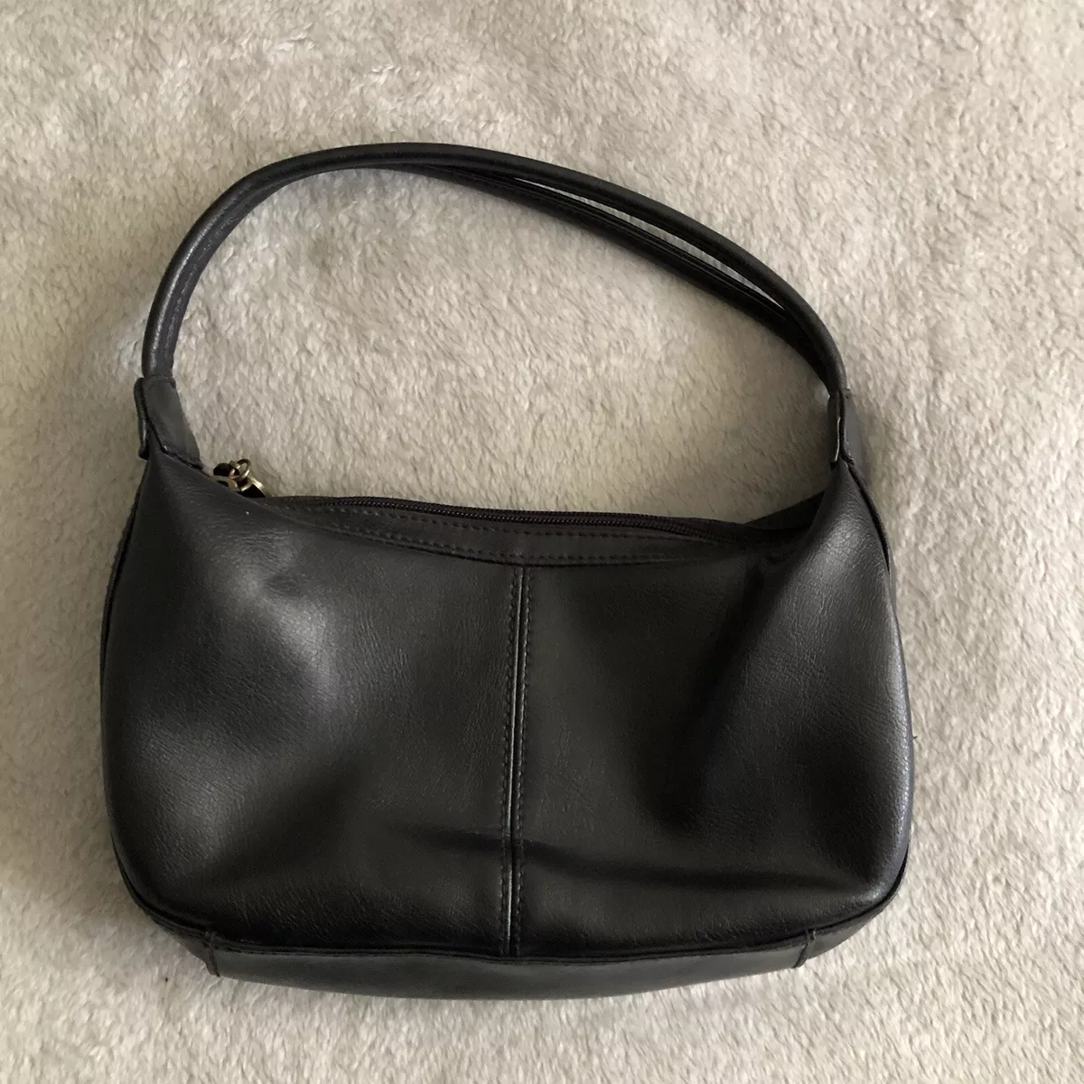 Bonjour Black faux leather mini bag | eBay