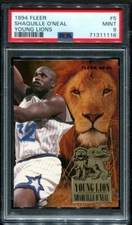 PSA 9 MINT 1994 FLEER YOUNG LIONS SHAQUILLE O'NEAL #5 MAGIC 11116 DB254