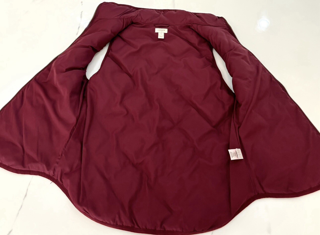 J Crew Lightweight Quilted Down Excursion Vest Cu… - image 9