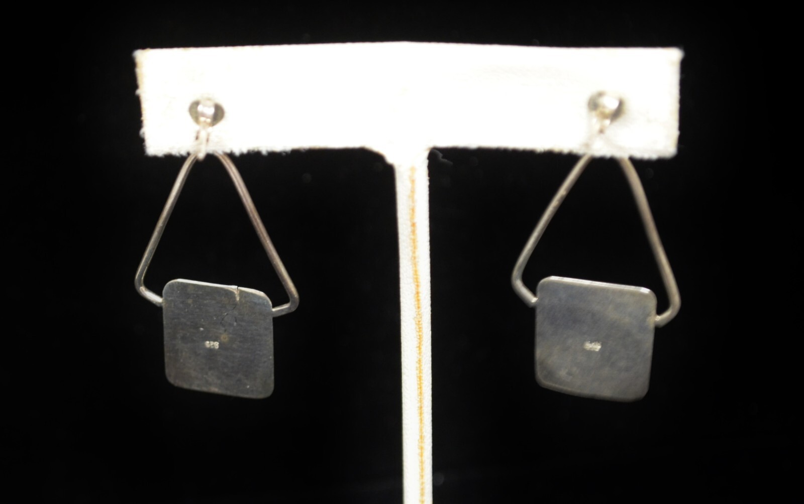 Sterling Silver Unique Multi Shape Light Blue Sto… - image 3