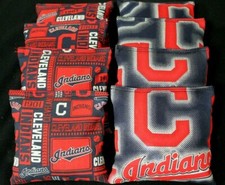 Cleveland Indians Cornhole Bean Bags 8 ACA Regulation Toss Bags MLB Fans Gift