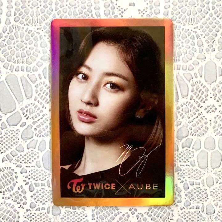 twice 4th yizhiyu1.0 中国上海　2ショット　トレカ　セット TWICE x AUBE Kao Cosmetic JIHYO Original Photo Card Limited Japan