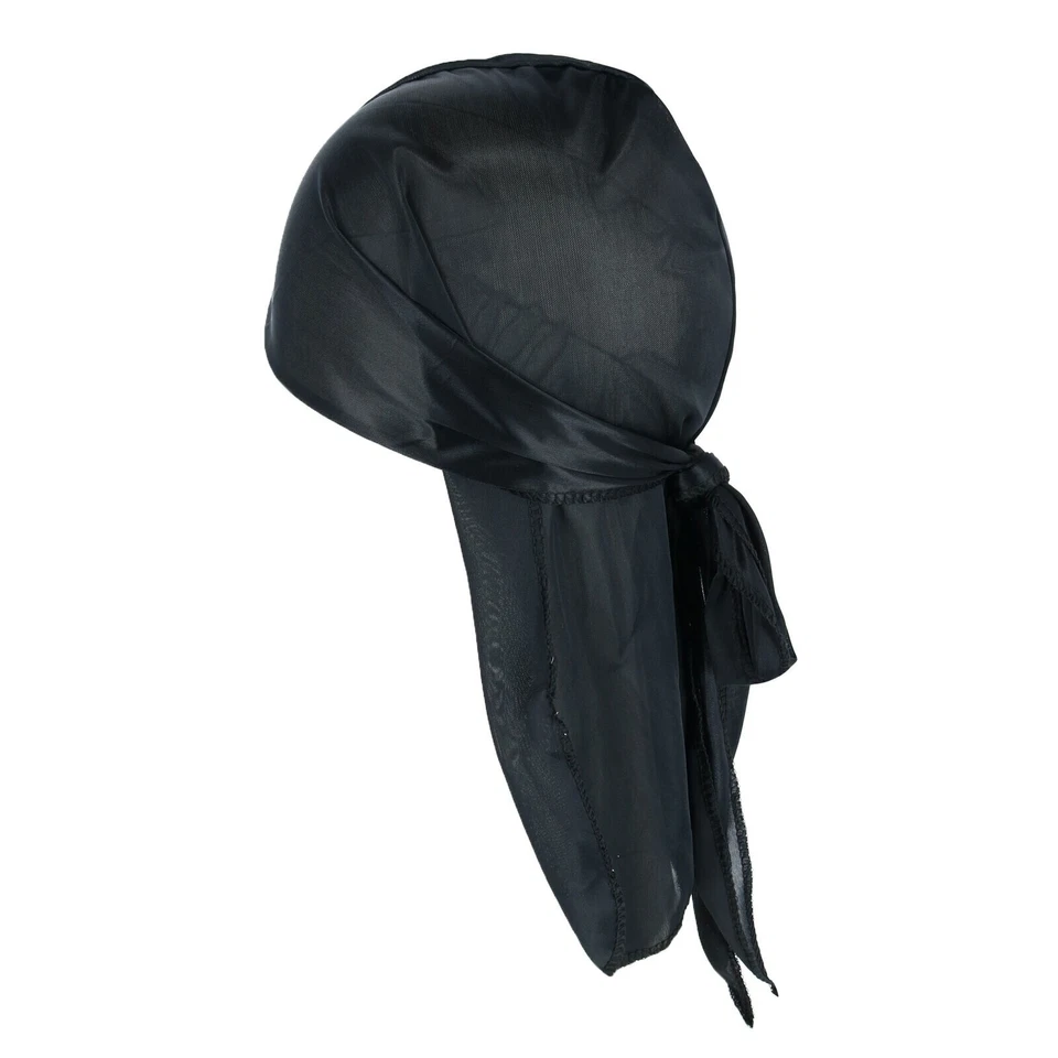 100x Venta al por mayor satinado sedoso suave Durag Wave Cap Doo Trapo Motociclista Head Wrap Foto 3 de 4