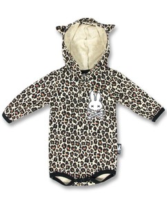 leopard baby romper