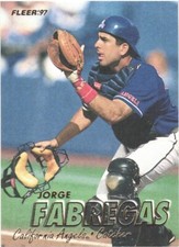 1997 Fleer #42 Jorge Fabregas California Angels