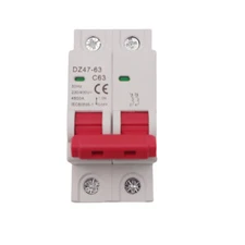 Universal 63AMP Mini Circuit Breaker AC MCB GYM8 2P 4.5kA Din Rail 400V