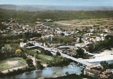 Carte VINON SUR VERDON Vue générale aérienne sur le Village