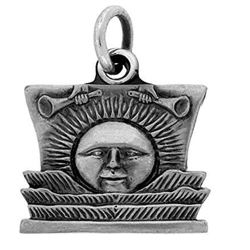 Collar J49 CTR Templo Nauvoo Piedra Solar Tono Plata Aleación Un Momento en el Tiempo - Imagen 2 de 7