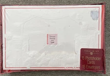 American Greeting Christmas Cards Forget Me Not Photo Insert Box of 15 New nos