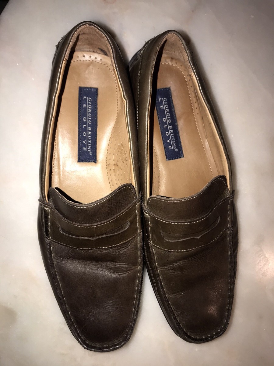 Giorgio Brutini Le Glove Driving Loafers Shoes Brown Men display picture 2