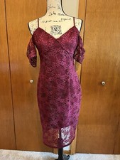 Guess Cold Shoulder Lace Dress Size 10