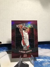 2023-24 Panini Optic Lebron James Pink Holo Winner Stays /25 #2