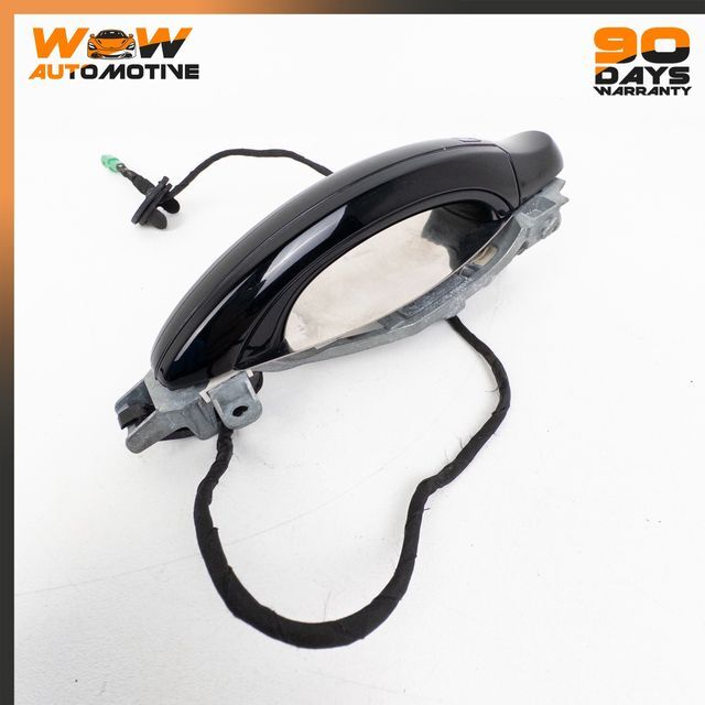 04-13 BENTLEY CONTINENTAL FLYING SPUR REAR RIGHT DOOR HANDLE EXTERIOR BLACK OEM