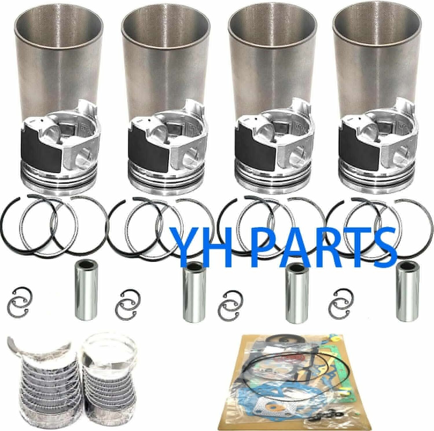 V3307 V3307DI V3307-DI-TE3 Overhaul Rebuild Kit For Kubota Engine ...