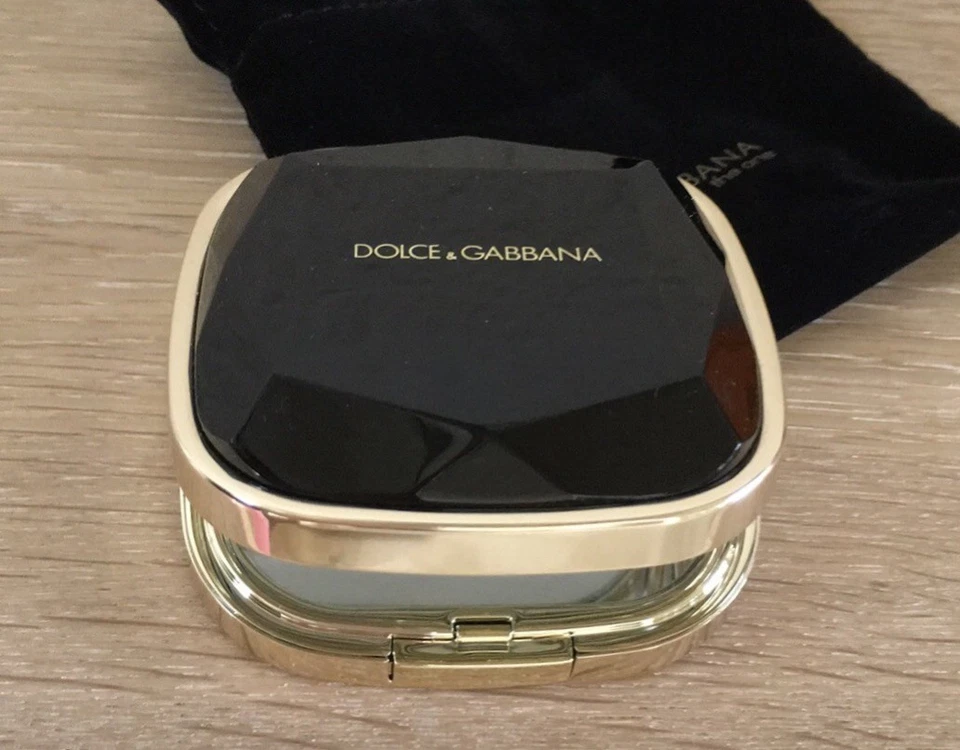 Dolce & Gabbana Oro Negro Zafiro Joya Colección Lupa Espejo 4 Bolso de Mano Foto 4 de 4