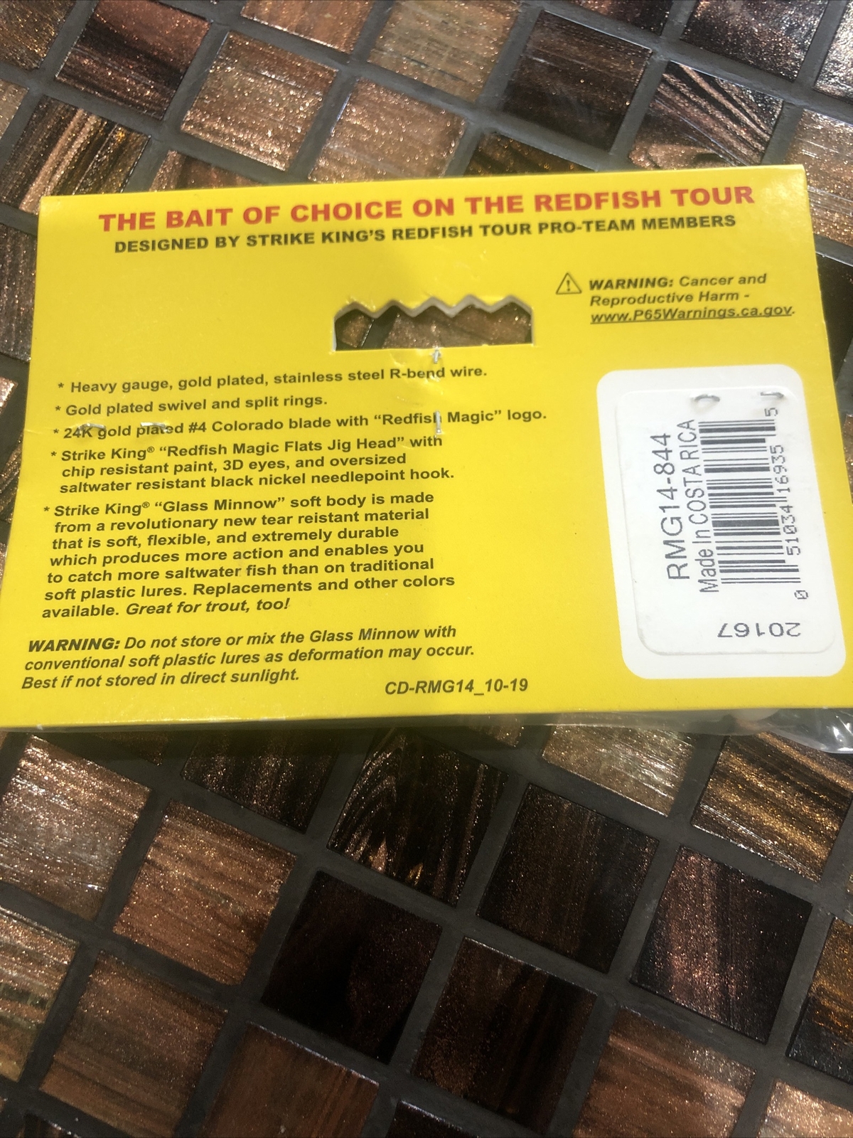 Strike King Redfish Magic Spinnerbait Paddletail Swimbait w/ Gold Colorado Blade - Image 4