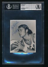 1971 Rick Barry Signed photo rookie rc BAS BECKETT *
