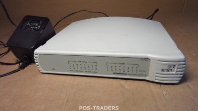 3com 3C16792A 16 Ports  10/100Mbps OfficeConnect Dual Speed Switch INCLUDING PSU