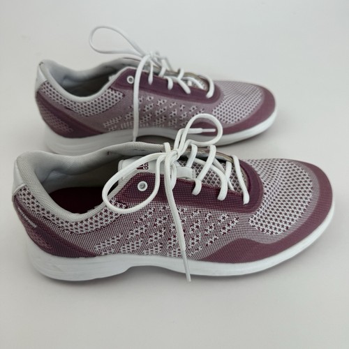 NWOB Womens Adidas Alphaflex Sport Spikeless Golf Shoes White/Tech Indigo Sz 7.5 - Picture 5 of 9