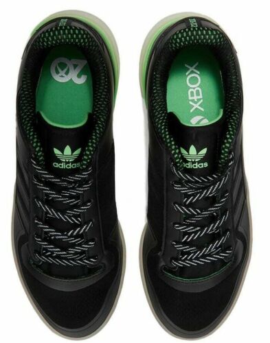 adidas Xbox Forum Tech Boost Series X Men Low Top Black Shoes Sneakers Trainers - Afbeelding 1 van 7