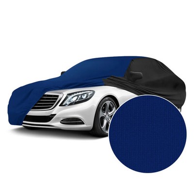 Coverking Satin Stretch Indoor Impact Blue Custom Car Cover w Black