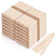 1200 Pieces Large Wooden Wax Sticks, 6-Inch Wood Waxing Sticks Wax Spatulas A...