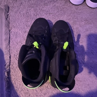 Jordan Air Jordan 6 Retro Electric Green Black High Top Basketball Sneakers