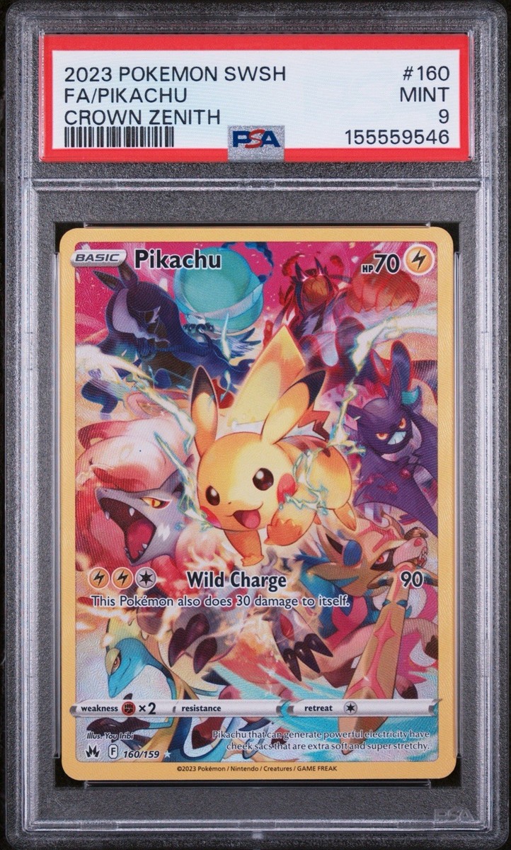 Pikachu (Secret) 160/159 SWSH: Crown Zenith Holo for sale online