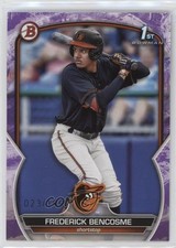 2023 Bowman Prospects Purple Pattern 23/199 Frederick Bencosme #BP-35 0fo5