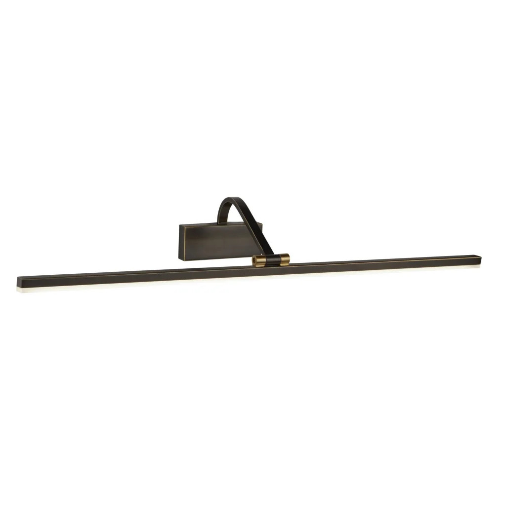 Wall Light Black Bilbao LED Picture 70cm Gold Searchlight 5551-70BG