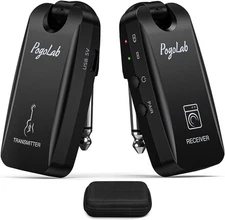 5.8GHz Wireless Guitar System, POGOLAB Transmitter Black 
