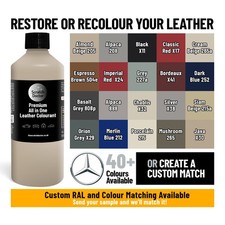 Leather Repair Paint  Dye for MERCEDES Car Seats and Interior. 40+ Colours