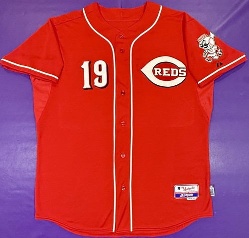 Authentic JOEY VOTTO #19 CINCINNATI REDS  Pro Cut On-Field Majestic Jersey 48