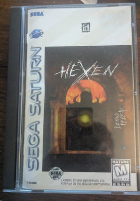 Hexen (Sega Saturn, 1997) Complete W/ Reg - Tested and working.