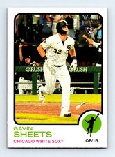 #181 2022 Topps Heritage { Gavin Sheets RC Chicago White Sox