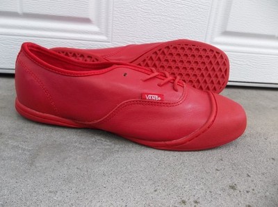 NWT WOMEN'S VANS LX AUTHENTIC PRIMA SNEAKERS/SHOES.SIZE 7.RED.BRAND NEW FOR 2026
