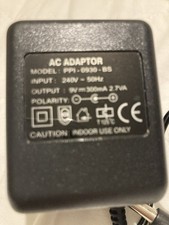 AC Adaptor Black 240 Volts