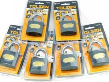 6pcs 50mm Heavy Duty Cast Iron Padlock Outdoor Safety Security Locks