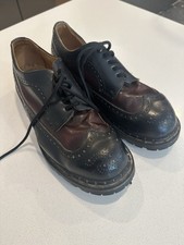 Original England Gripfast Burgundy Leather Steel Toe Wingtips