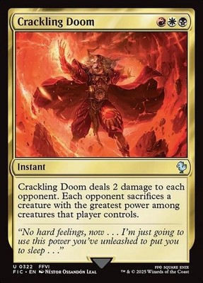 Crackling Doom Commander: Final Fantasy MTG Magic the Gathering