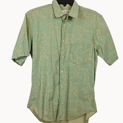 green emerald velvet dress Alexander in Seafoam Linen Shirt 15.5 34/35 main image 1