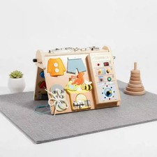 Four in Single Busy Board Interactive Illuminated Busy Board Safe for Playroom