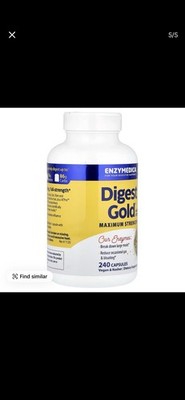 Enzymedica Digest Gold  with ATPro  240 Capsules, Exp April 2026