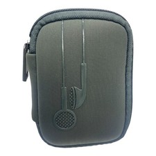 MYTAGALONGS Zippered Ear Bud Case/AirPods Travel Case Army Green Black