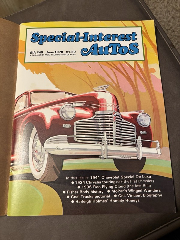 SIA Special Interest Autos Magazine #45 May June 1978