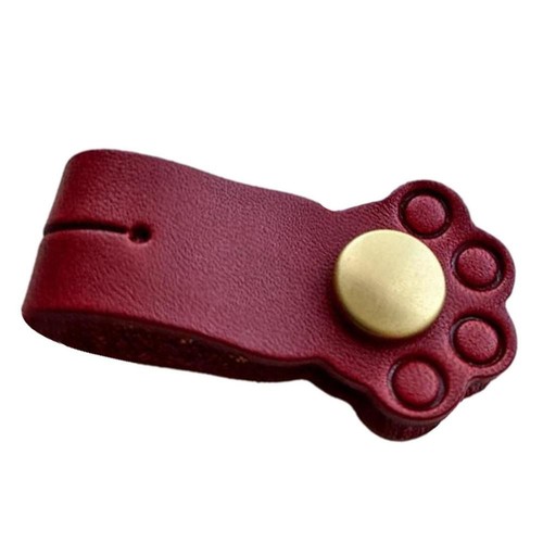 Cable Protector Clip Cute Animal Leather Cable Winder Earphone Cord Stroage - Photo 8/16