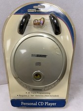 Living Solutions Personal CD Music Player 20 Track ATC 2630 Silver Black