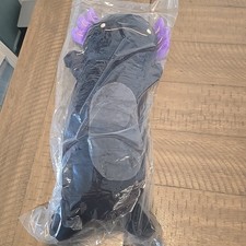 NWT 20" Axolotl Long Black Soft Body Pillow Stuffed Animals Soft Squishy Plush
